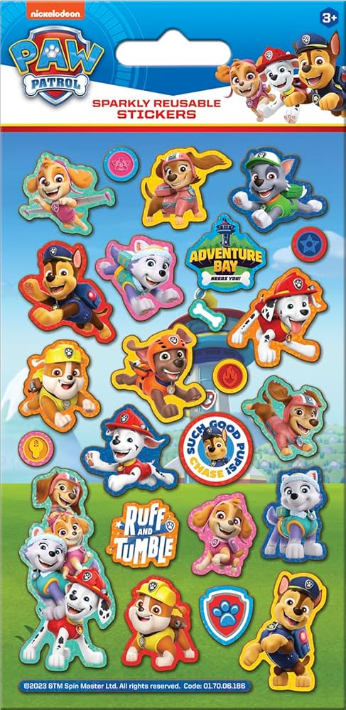WSC Paw Patrol Mega Sticker Pack