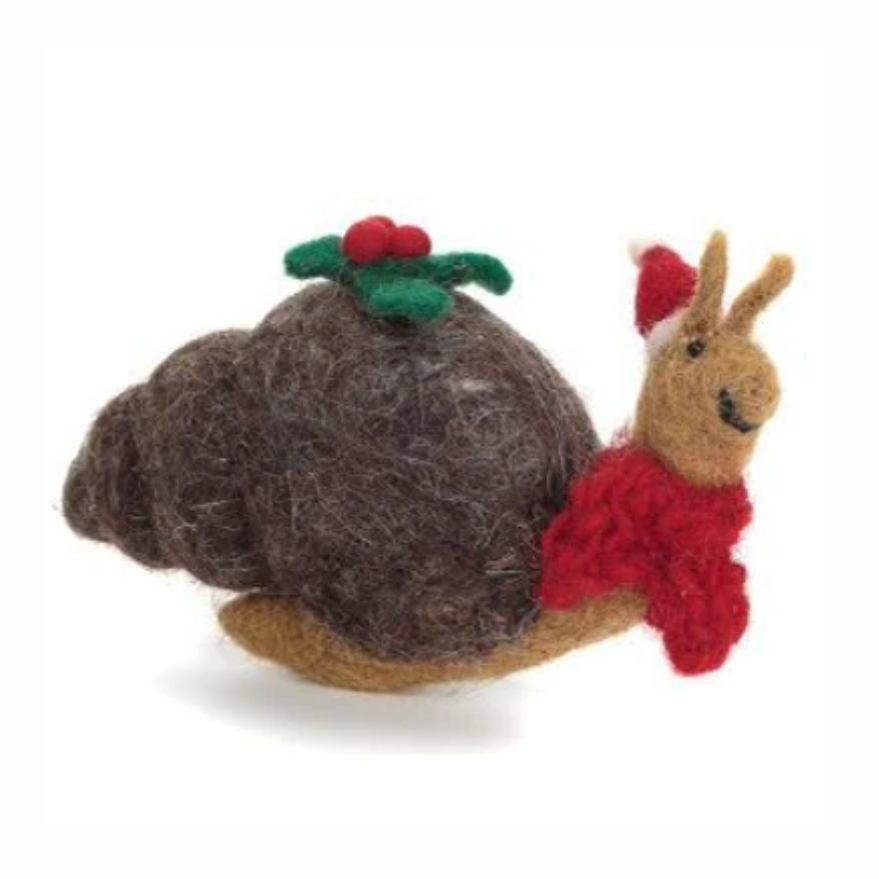 Amica Felt Christmas Snail