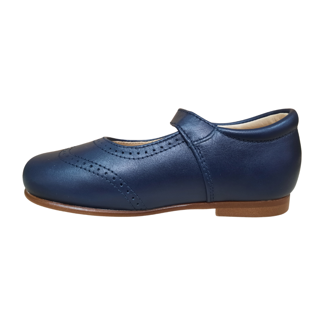 Beberlis Devin Leather Shoe — Navy