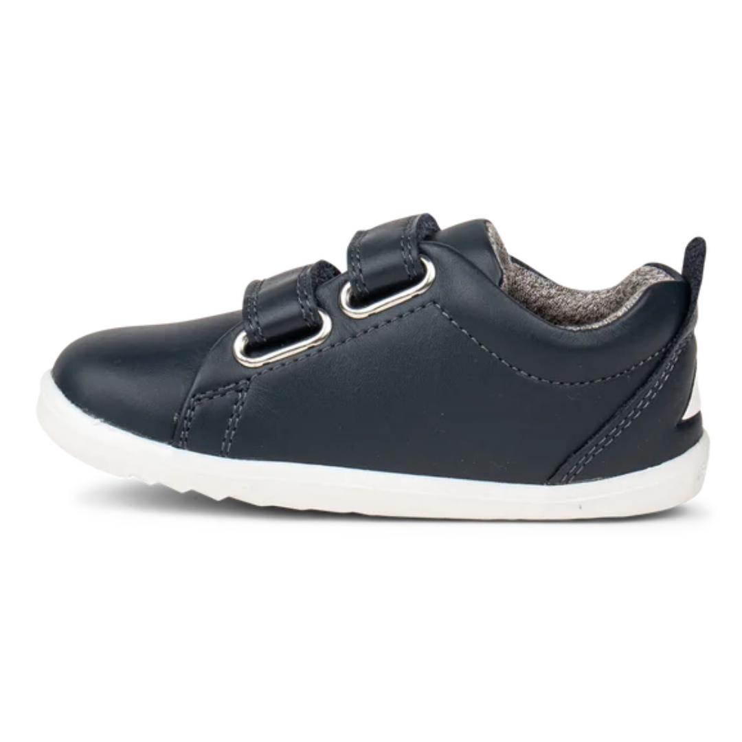 Bobux Grass Court Leather Shoes — Navy