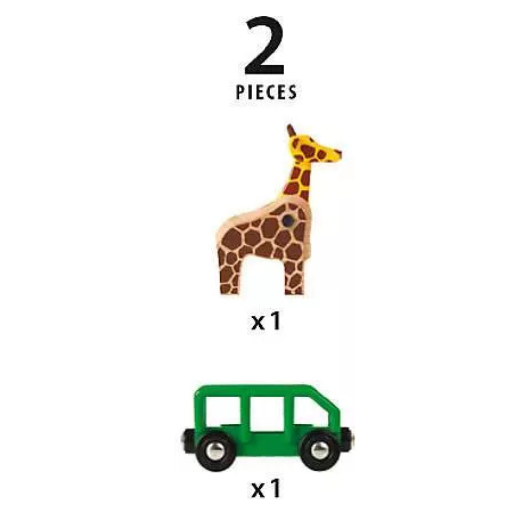 Brio 33724 Giraffe and Wagon