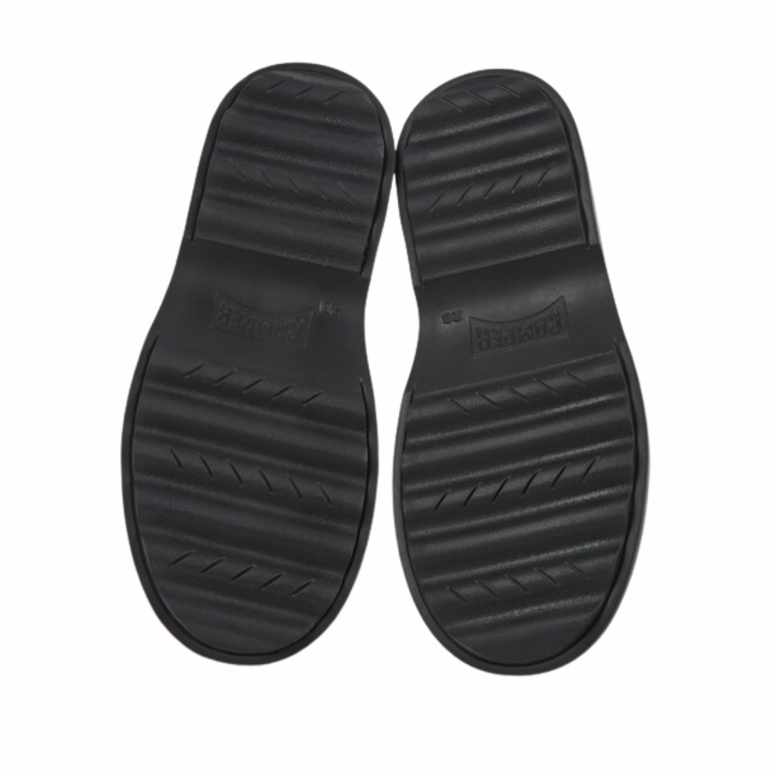 Camper Norte Leather Boot K900149 — Burgundy/Black