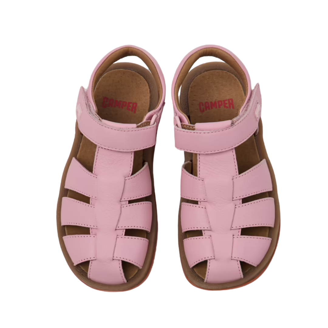 Camper Bicho Leather Closed Sandal 80177 — Pink