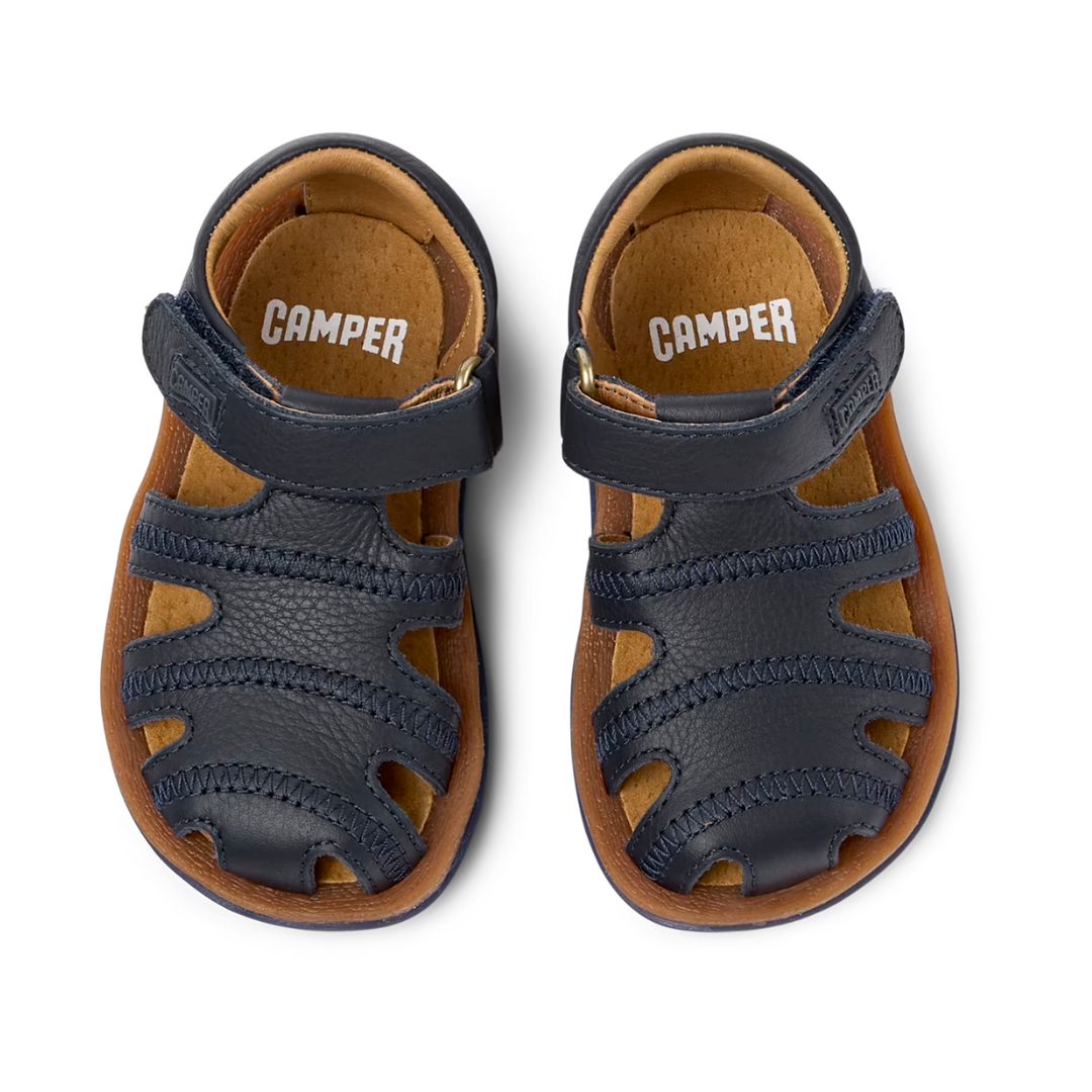 Camper Bicho Leather Closed Sandal FW 80372 — Blue