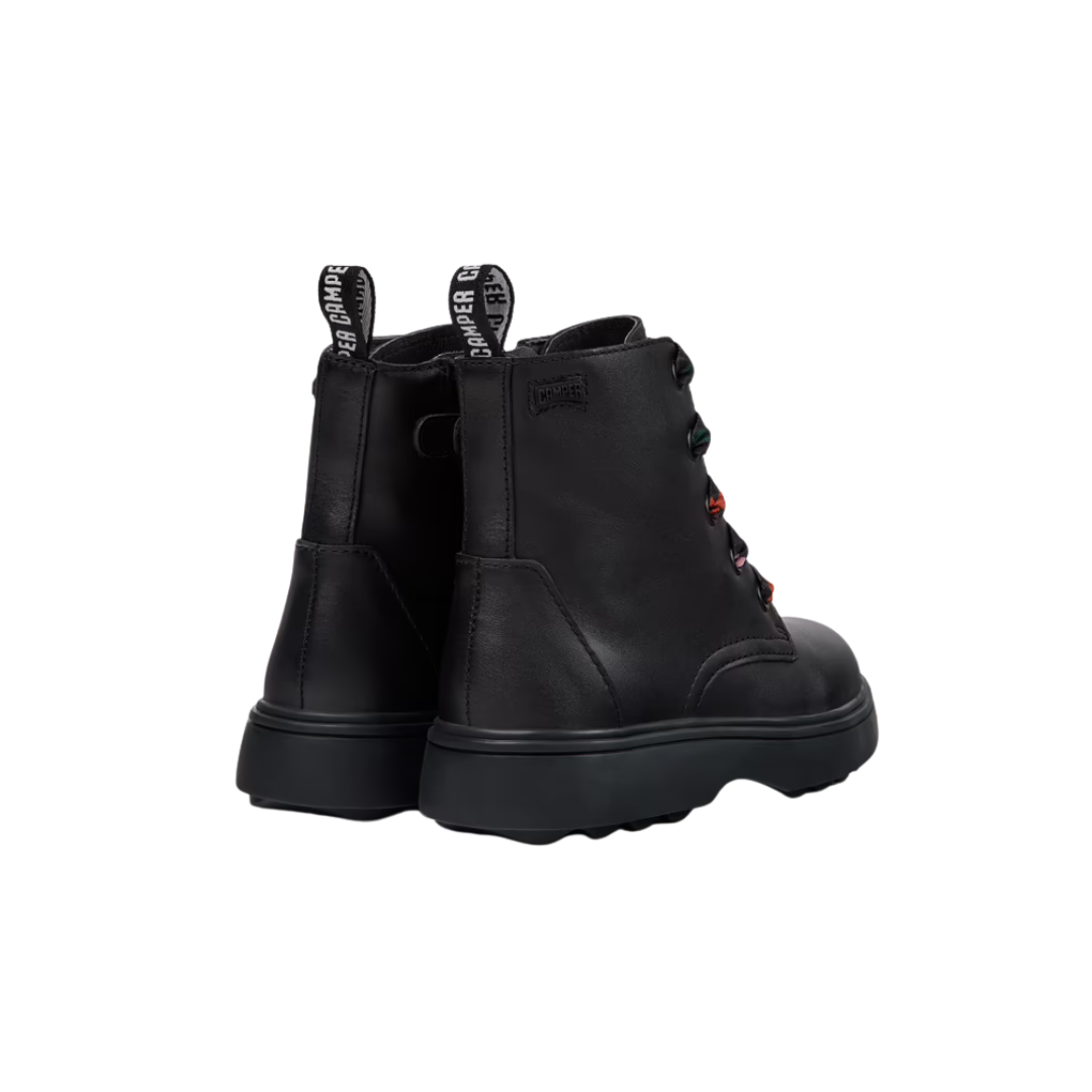 Camper Norte Leather Lace-Up Boot K900150 — Black