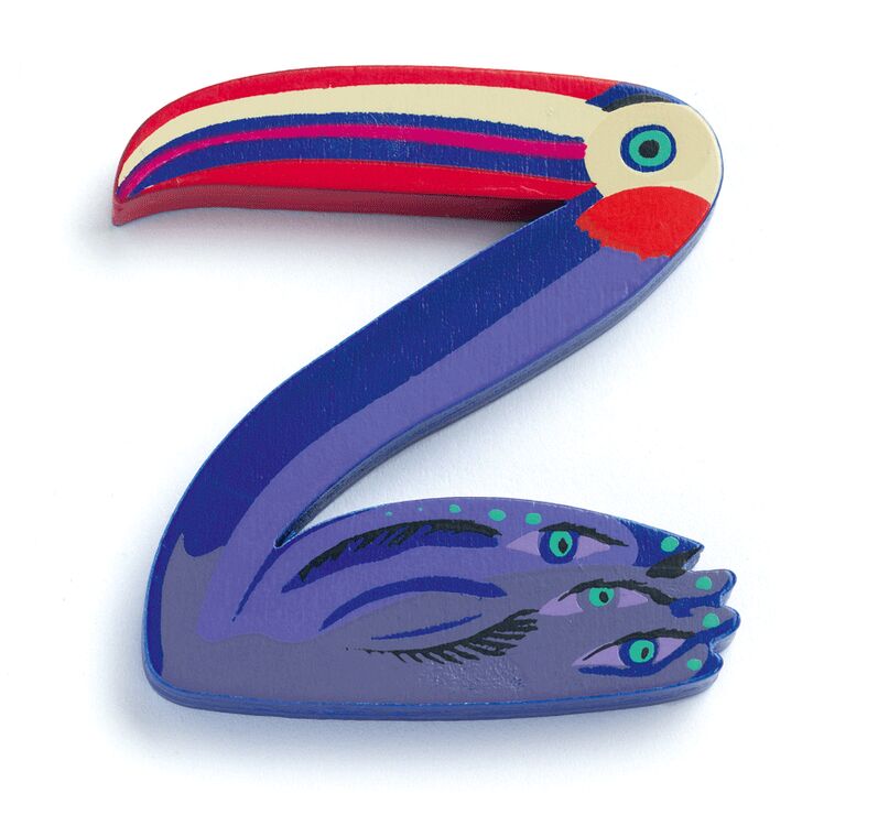 Djeco Animal Wooden Letters