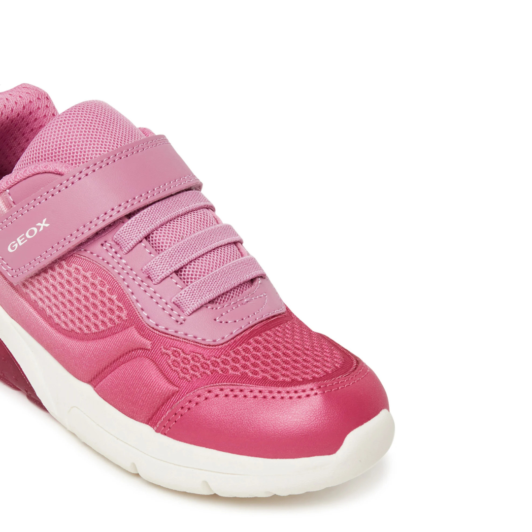 GEOX Fadinlight Shoe With Lights J46M4C — Pink/Fuschia