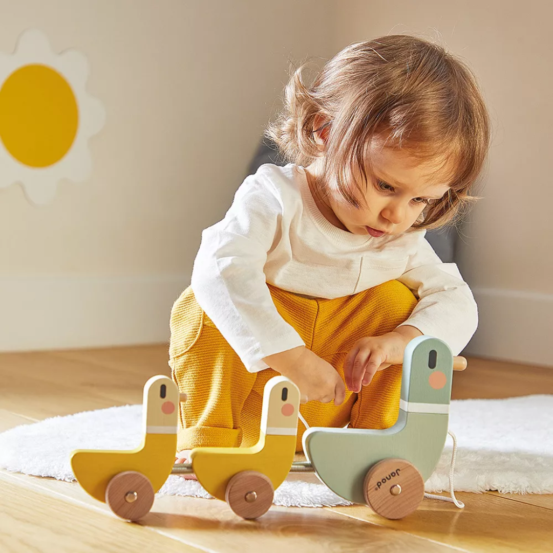 Janod J04051 Sweet Cocoon Pull Along Ducks