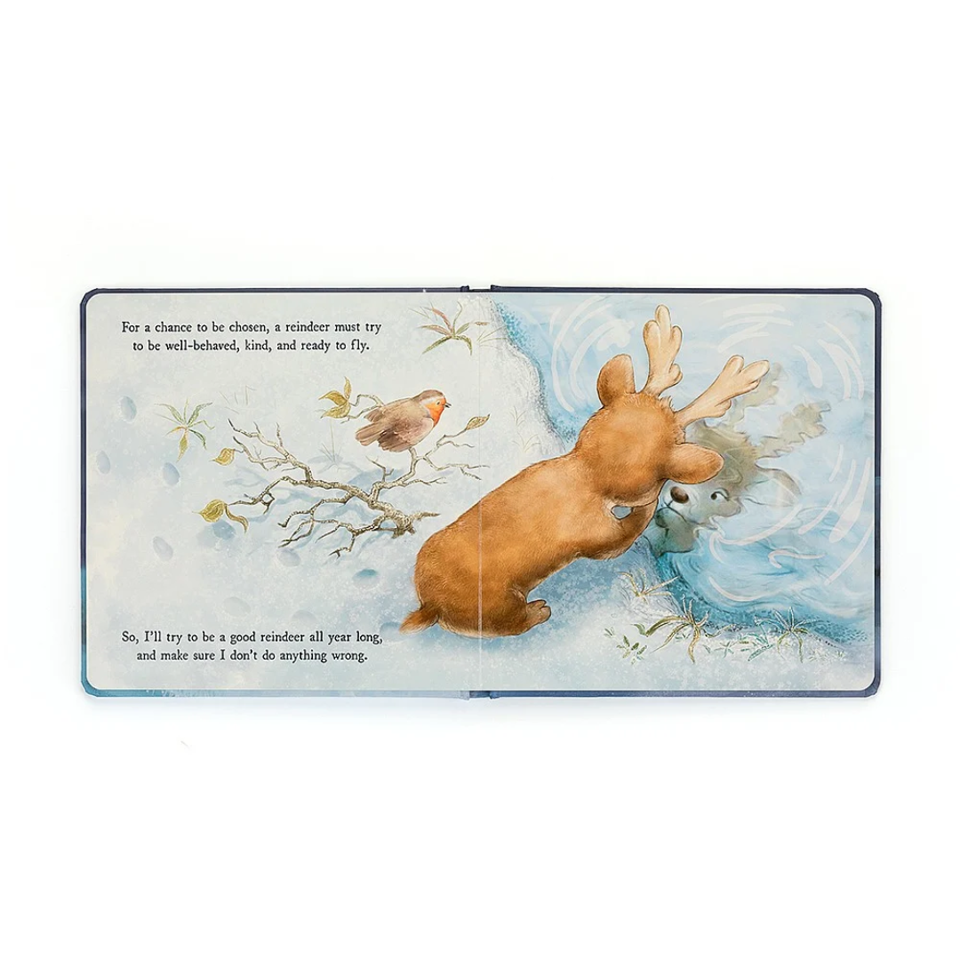 Jellycat BK4RD A Mitzi Reindeers dream book