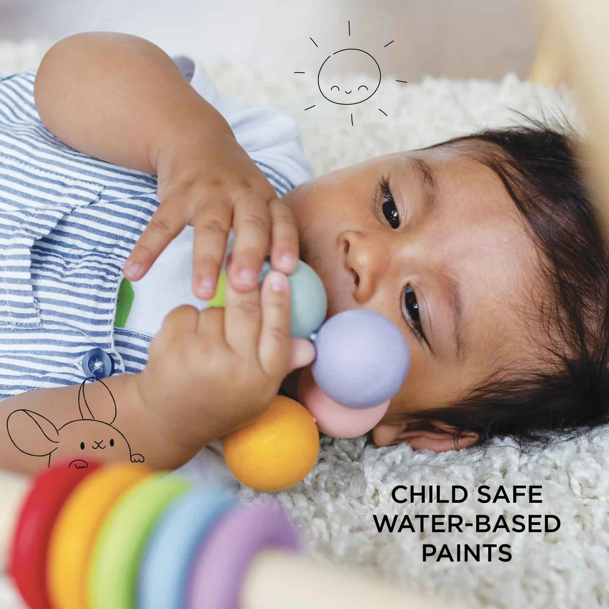 Le Toy Van Petilou Wooden Teething Beads