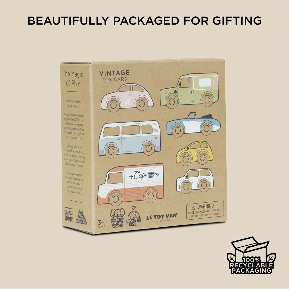 Le Toy Van TV443 Vintage Toy Cars Set