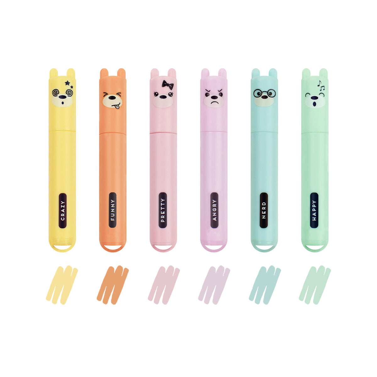 Legami Teddys Mood Pastel Highlighters