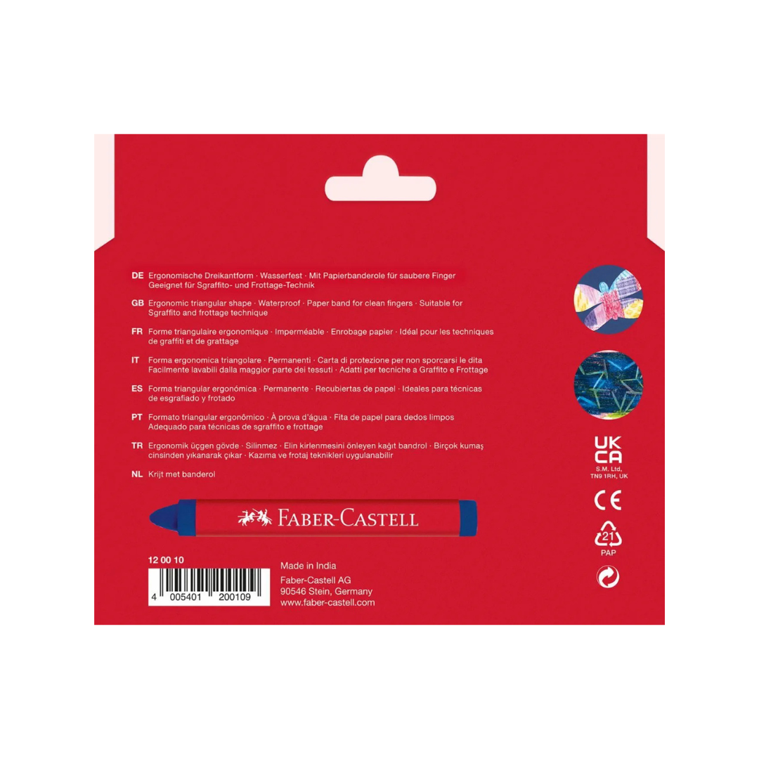 Legami Wax Crayons Triangular x 12