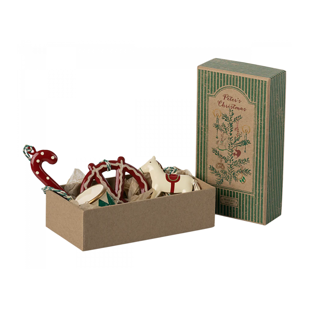 Maileg Peter's Christmas Metal Ornament