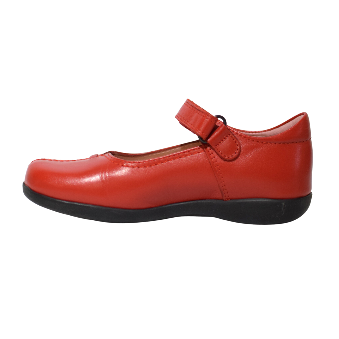 Petasil Babs School Shoe — Red