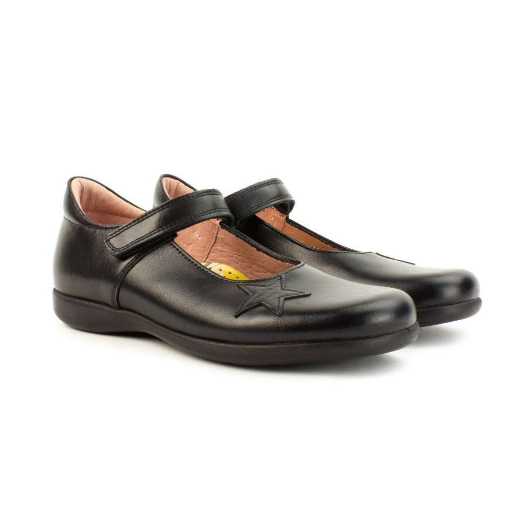 Petasil Belinda School Shoe — Black