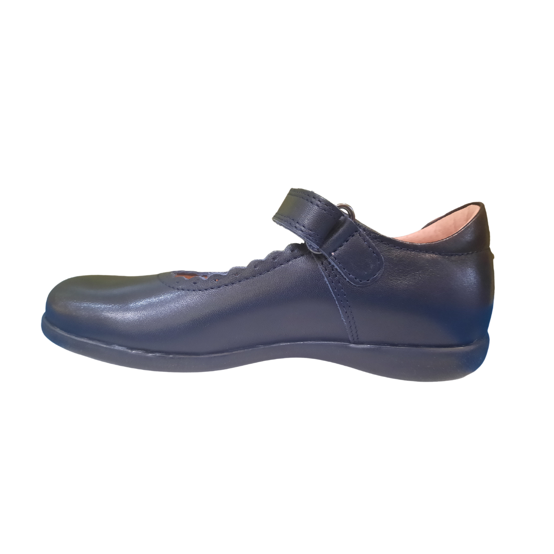 Petasil Blanche School Shoe — Navy