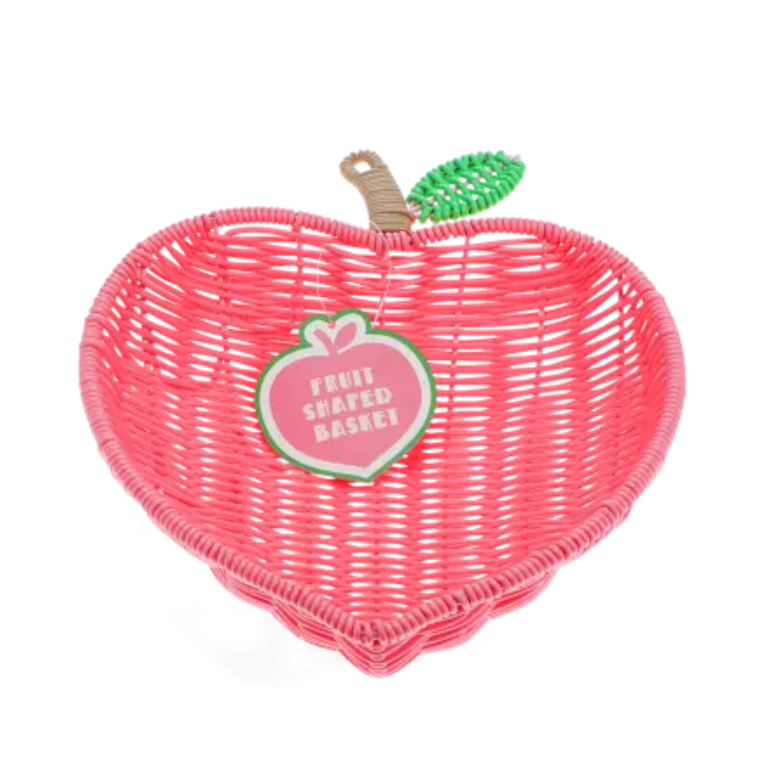 Rex London Woven Fruit Basket - Strawberry