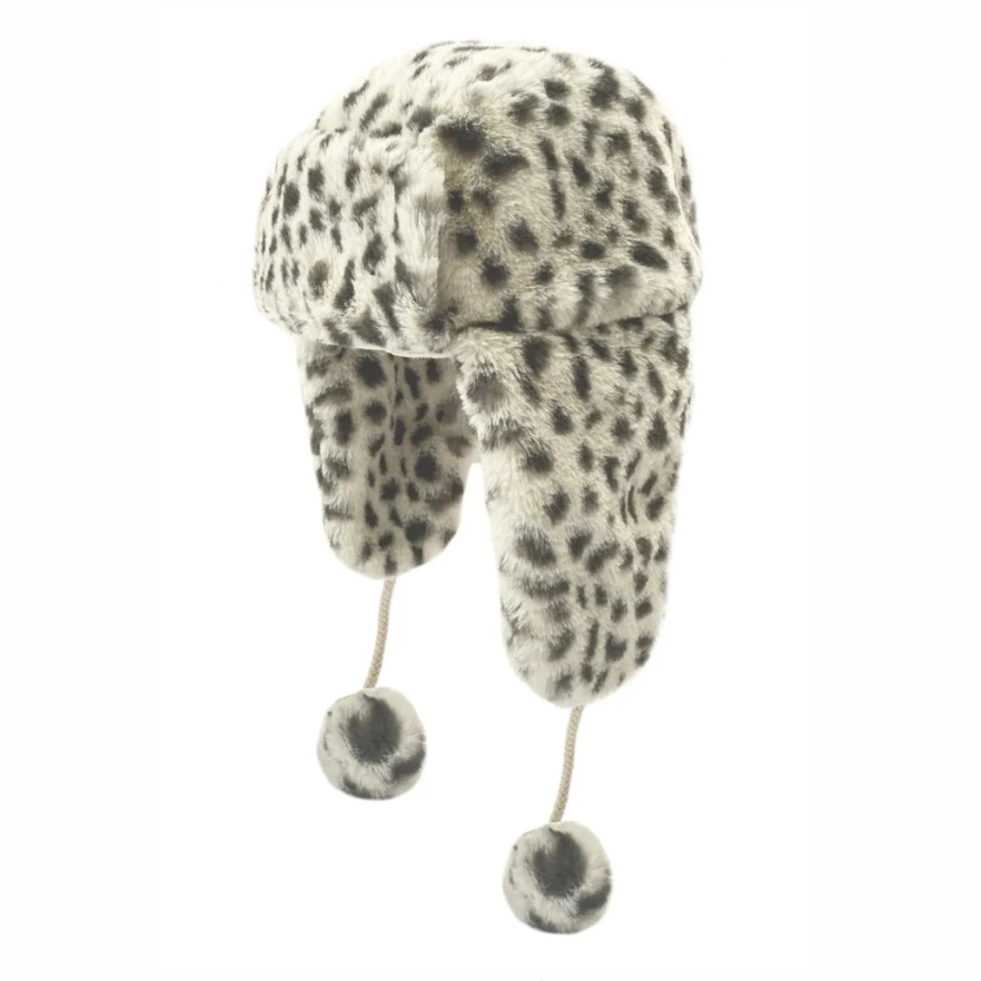 Rockahula snow Leopard Fur Hat 3-6