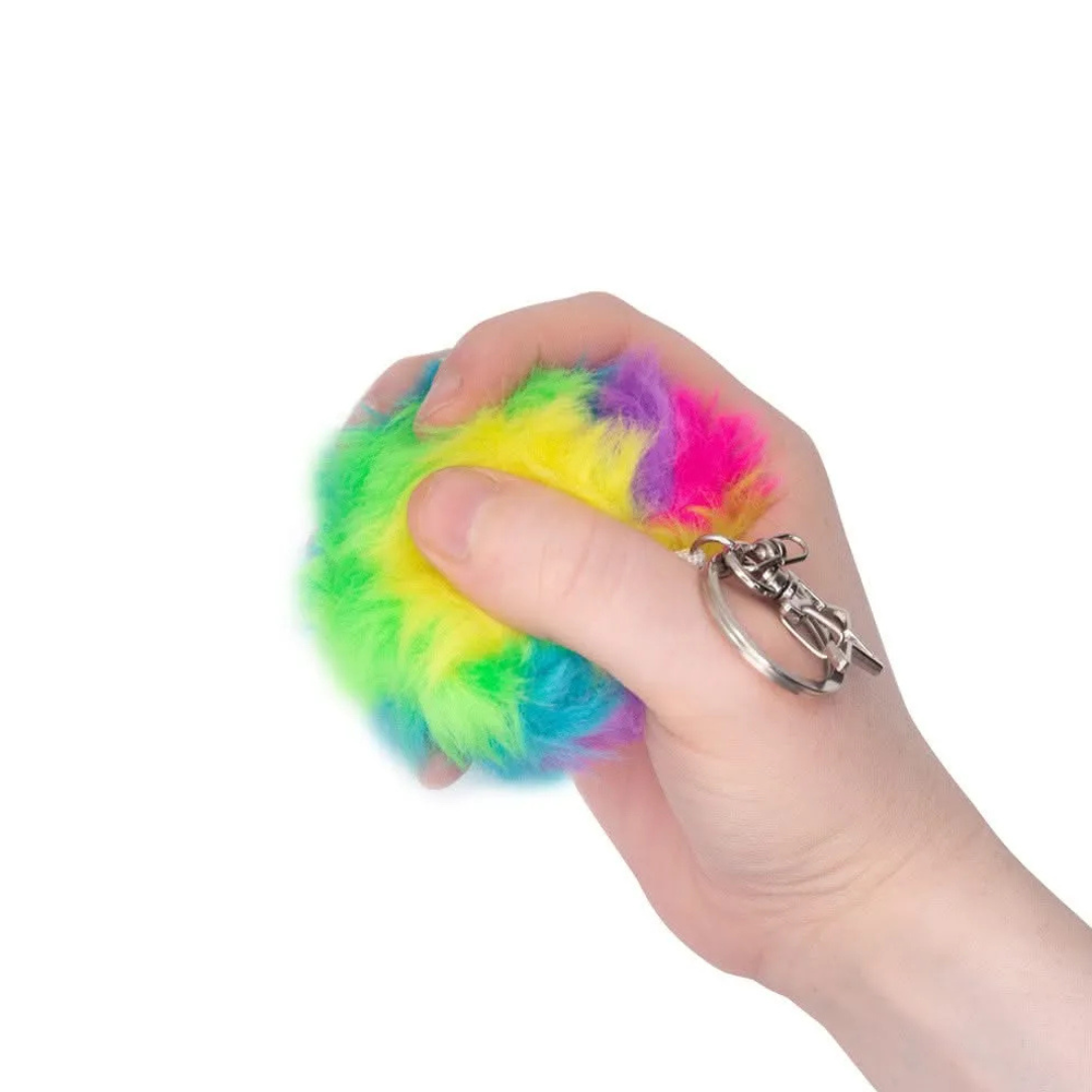 Scrunchems Fury Squish Ball Keychain
