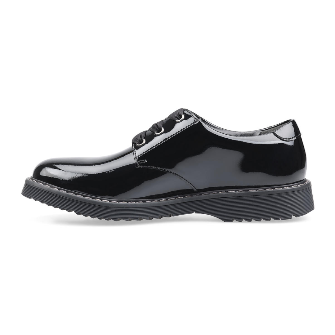 Start-Rite Impact Lace School Shoes — Black Patent