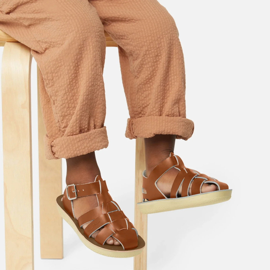 Sun-San Shark Sandal — Tan