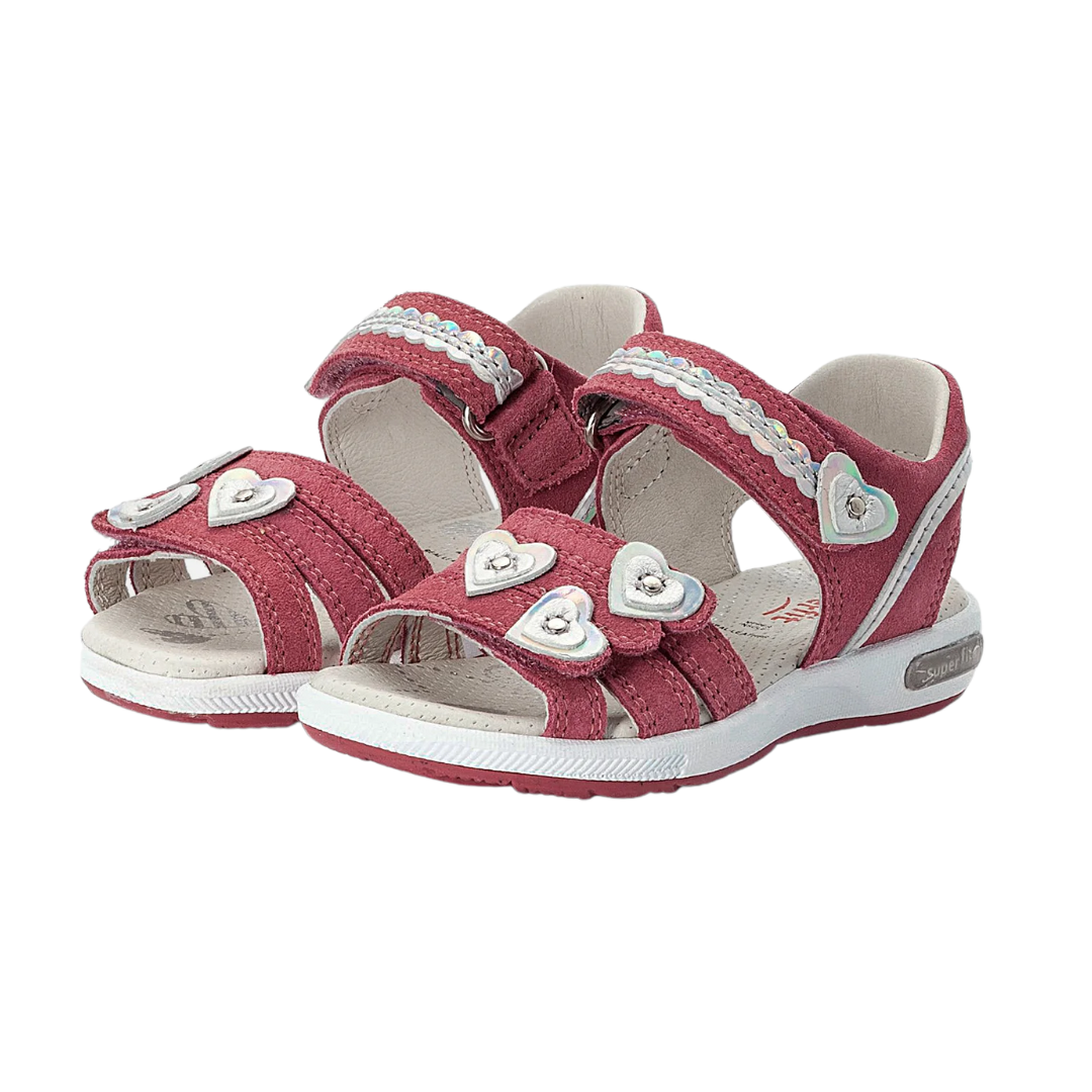 Superfit Emily Open Sandal 1-006133 — Pink/Silver