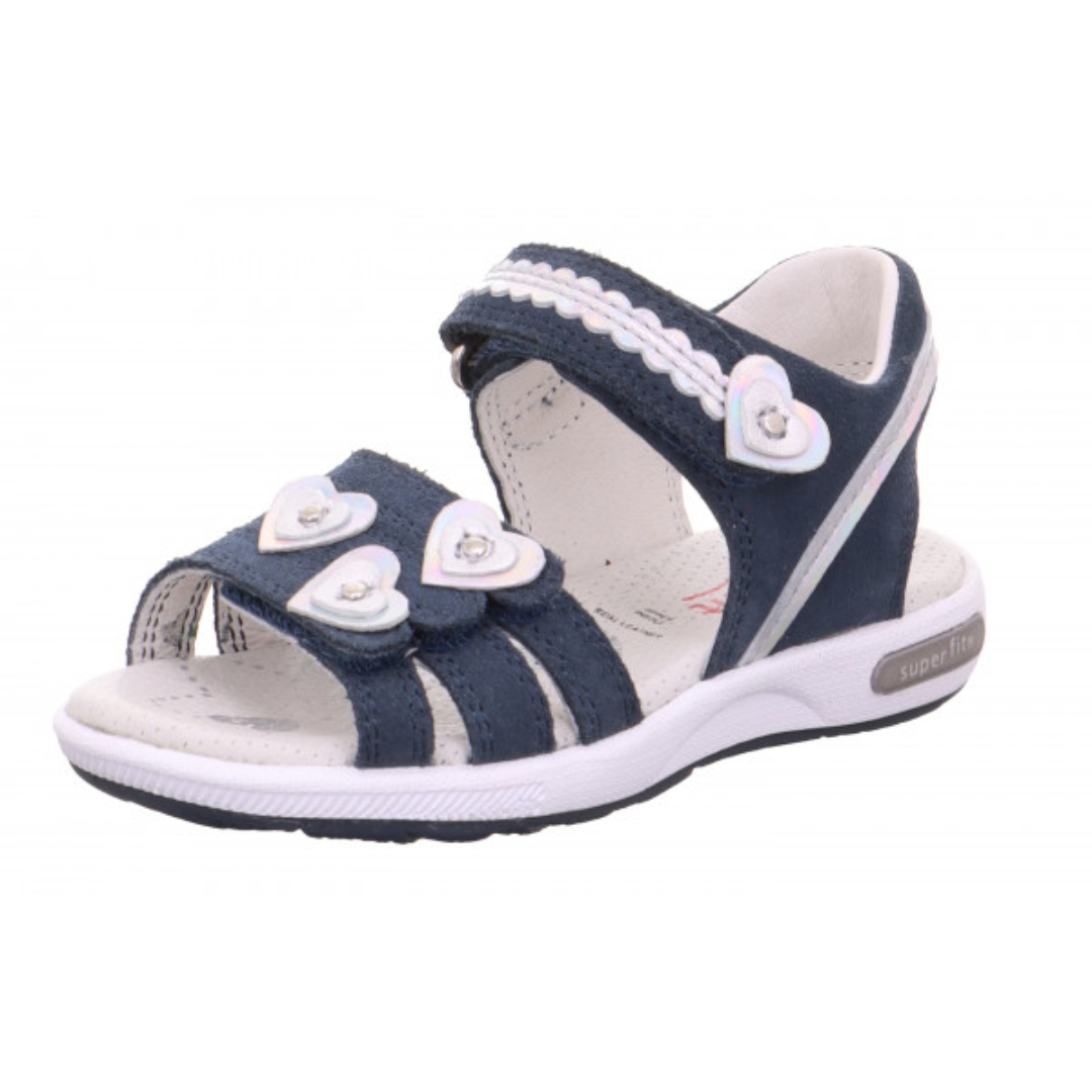 Superfit Emily Open Sandal 1-006133 — Blue/Silver