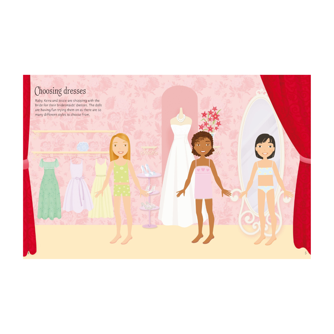 Usborne Sticker Dolly Dressing - Bridesmaids