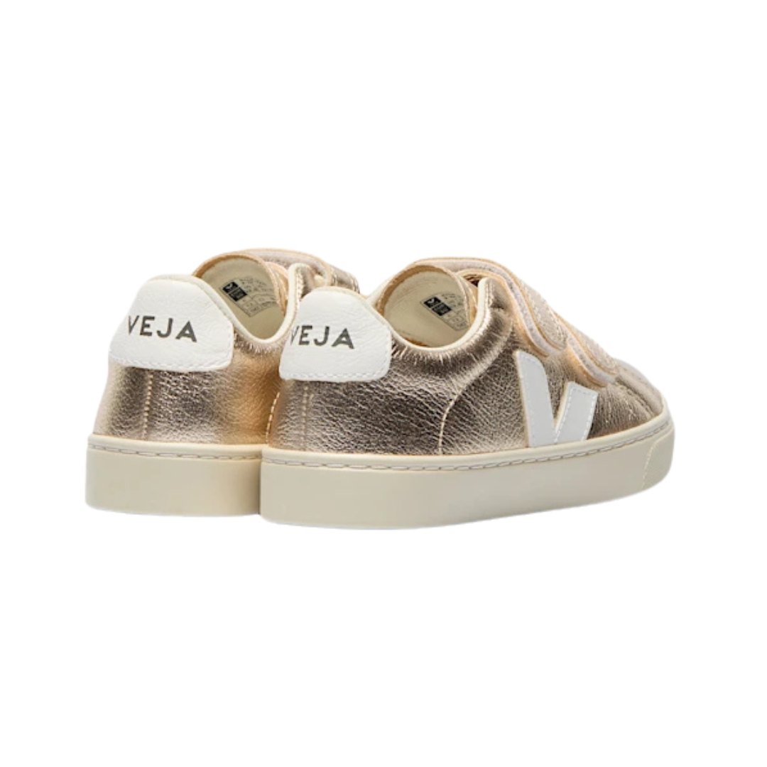 Veja Small Esplar Leather Shoe SV0520640C — Platine White