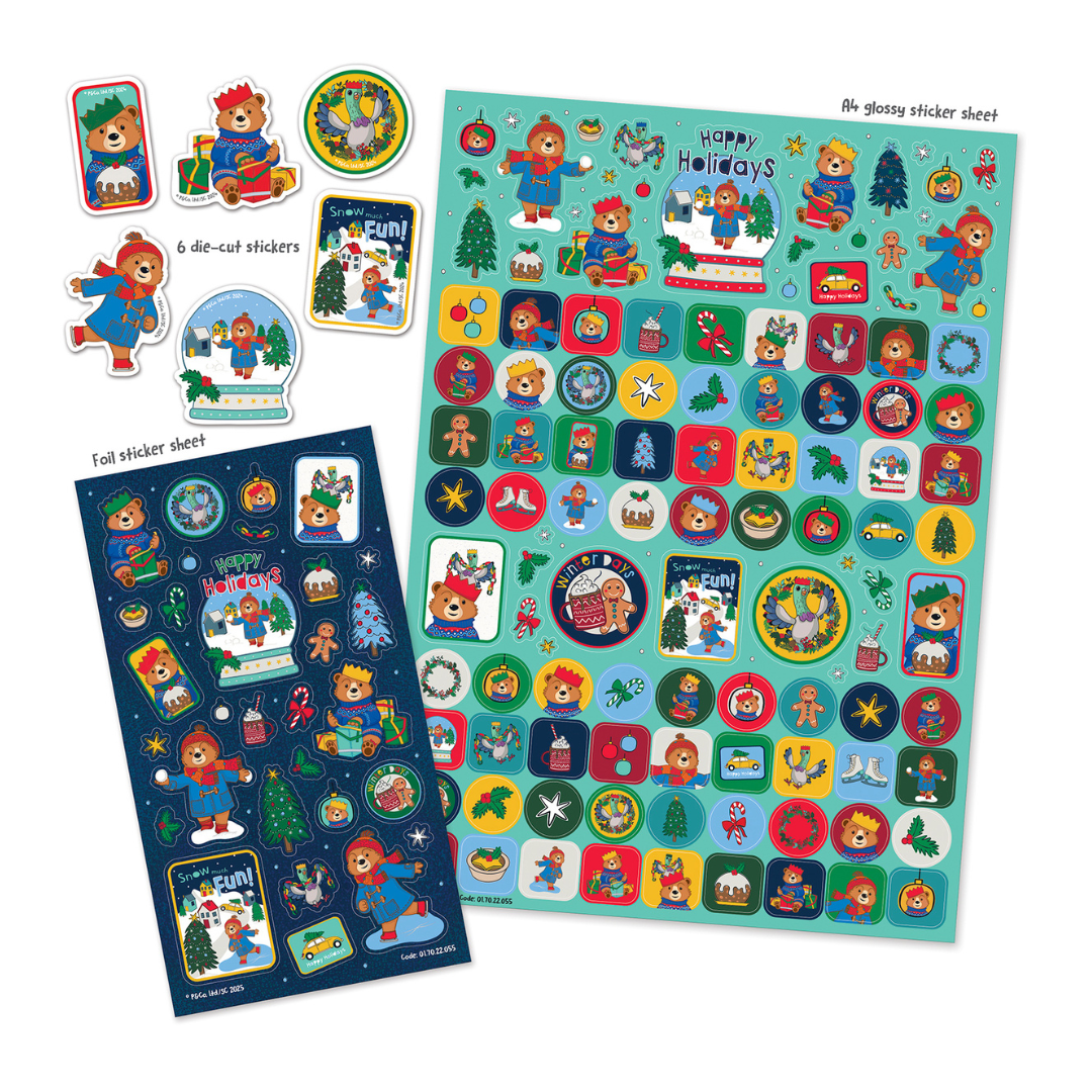 WSC Adventures of Paddington Christmas Mega Sticker Pack