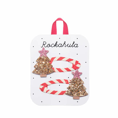 Rockahula Stripy Christmas Tree Clips
