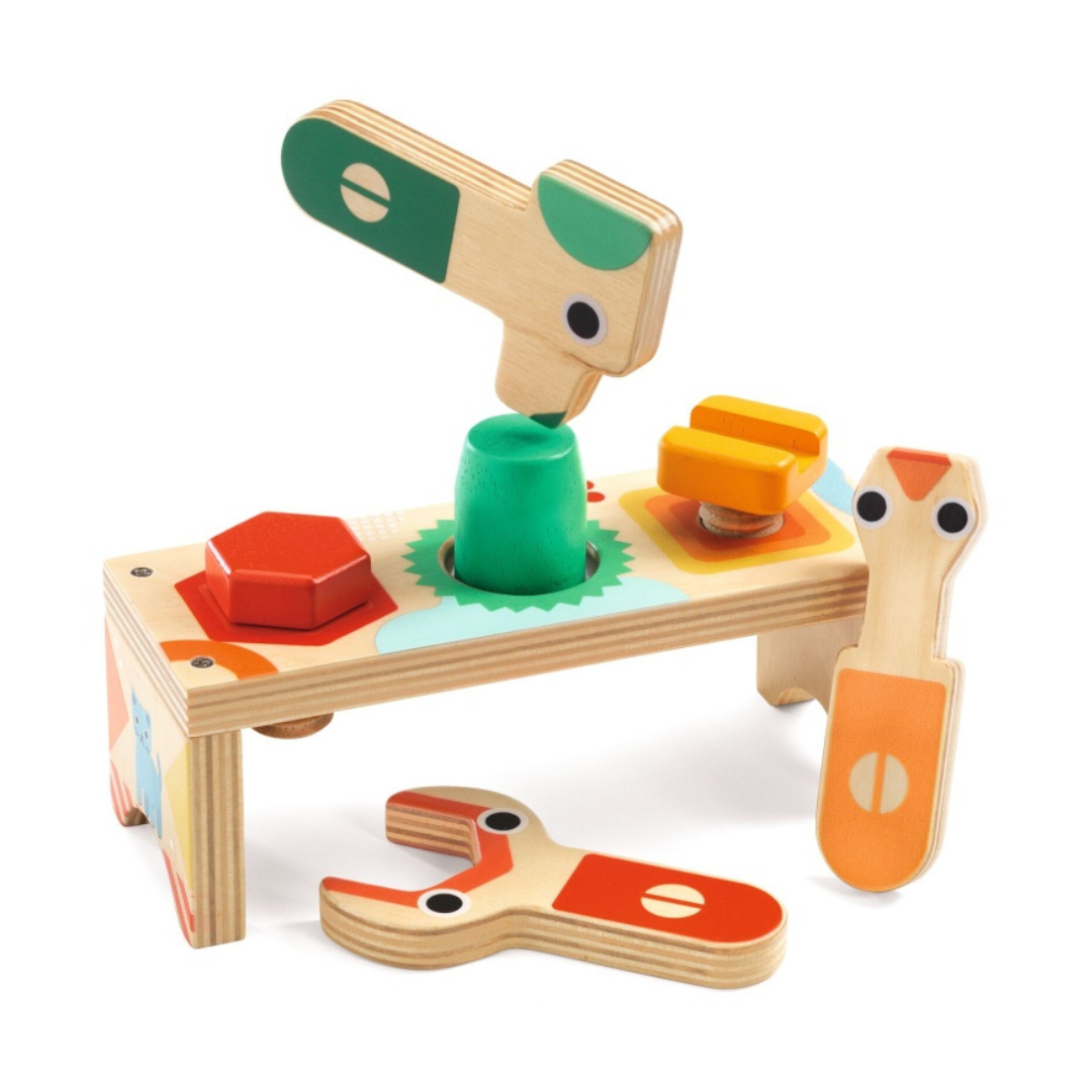 Djeco DJ06418 Hammering Bench