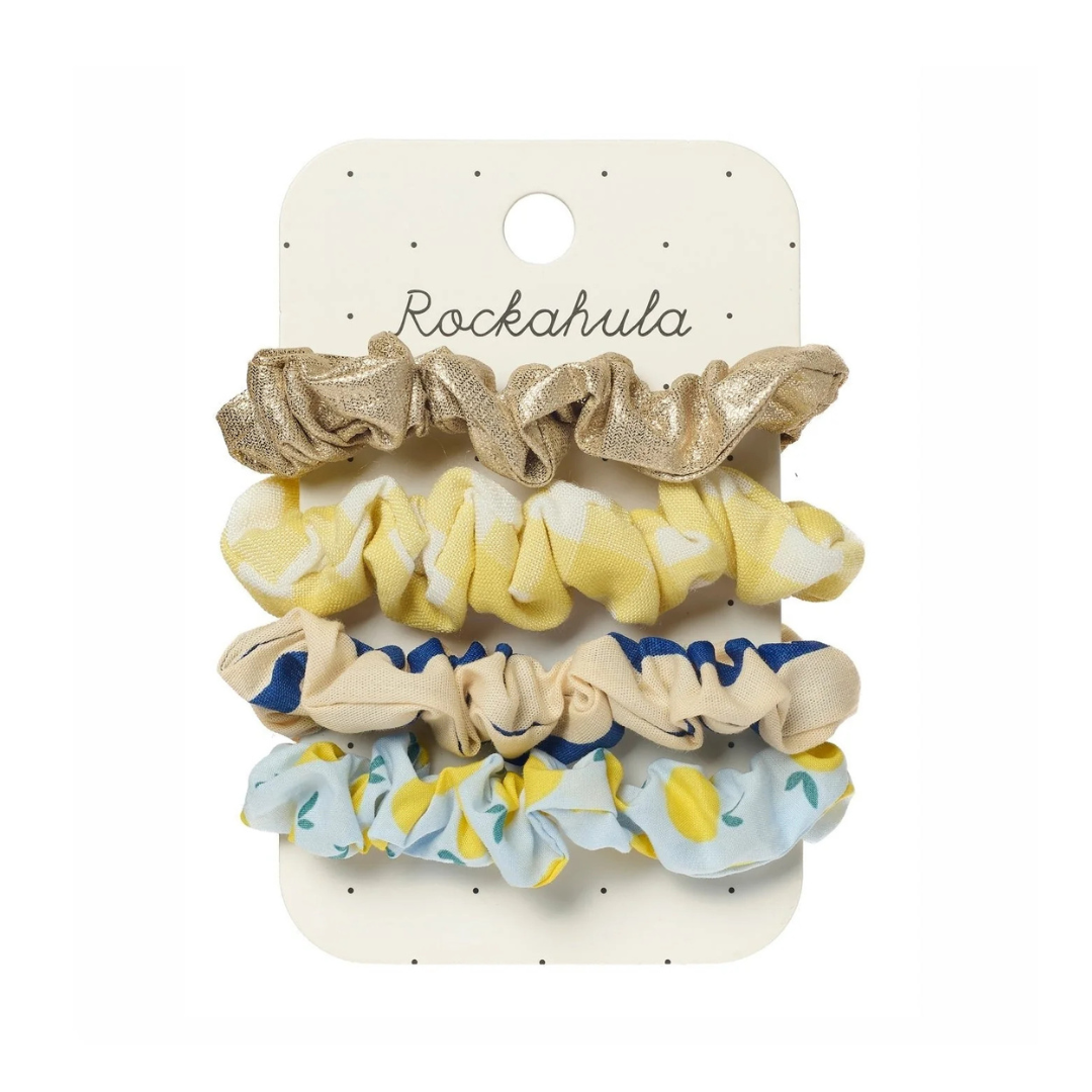 Rockahula Lemon Drop Scrunchie Set