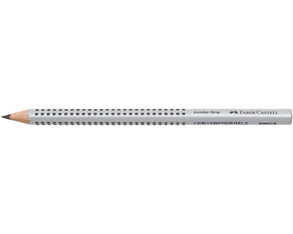 Faber Castell Jumbo Grip Pencil - Silver