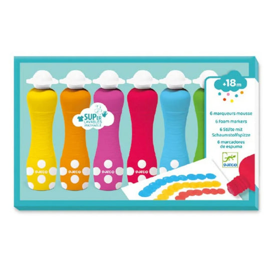 Djeco DJ09002 Foam Markers 6