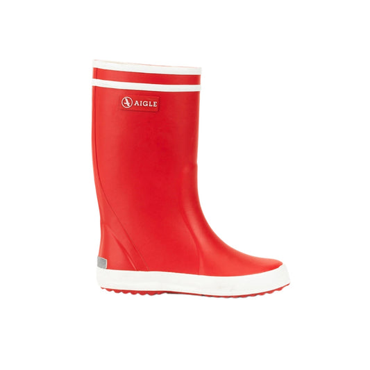 Aigle Lolly-Pop Wellington Boots — Red