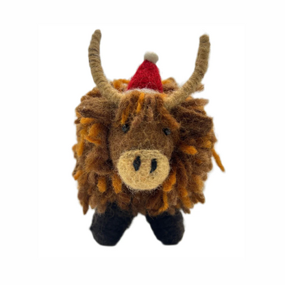 Amica Christmas Highland Cow