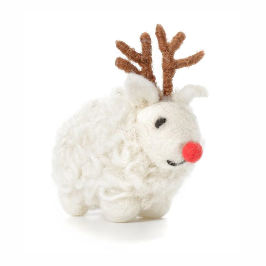 Amica Felt Mini Sheep With Antlers
