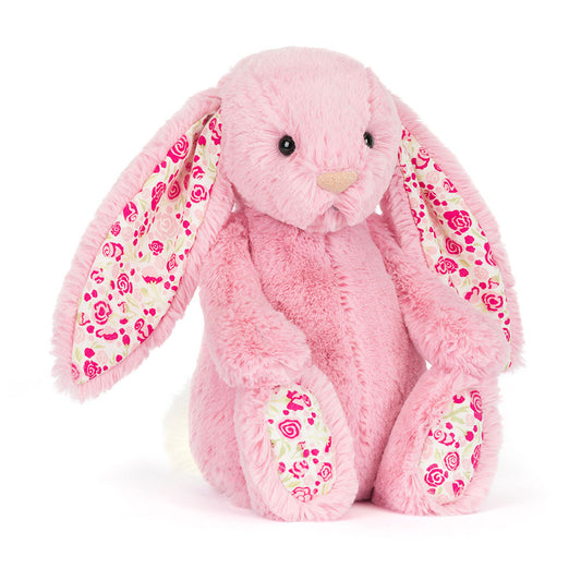Jellycat BAS3ROSE Blushkin Blossom Luxe Bunny