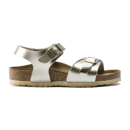 Birkenstock Rio AS Kids (REG) — Electric Metallic Silver