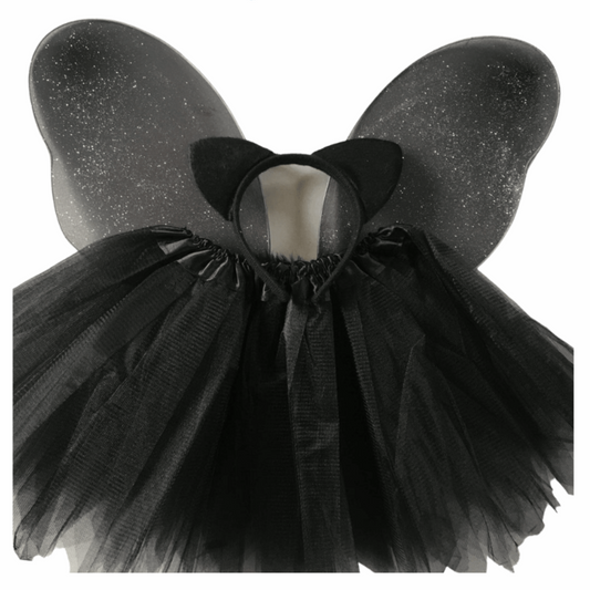 Spotted Cow Creations Black Cat Fairy Set