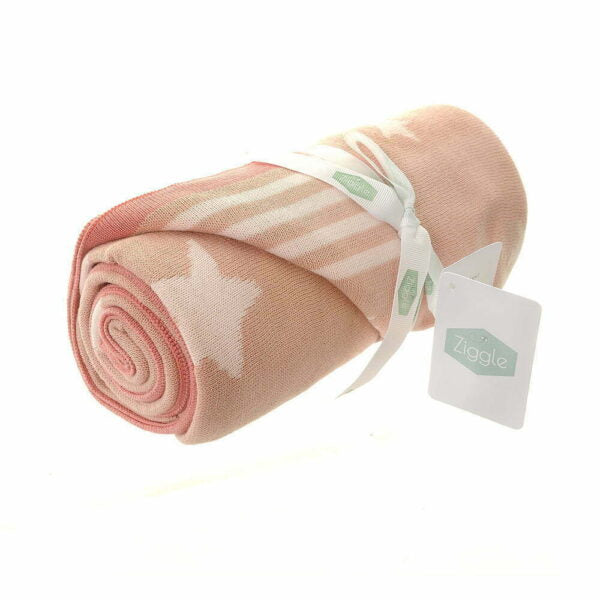 Ziggle Baby Pink Stars Blanket