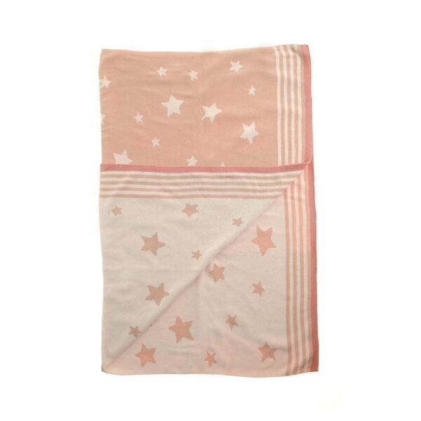 Ziggle Baby Pink Stars Blanket