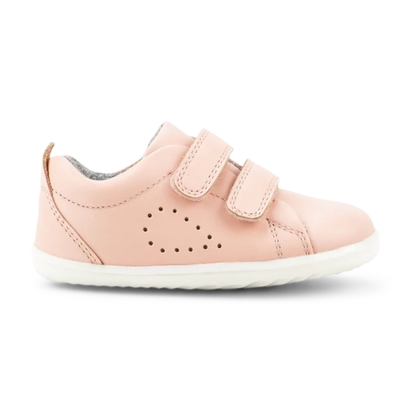 Bobux Grass Court Leather Shoes — Seashell