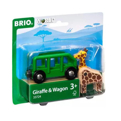 Brio 33724 Giraffe and Wagon