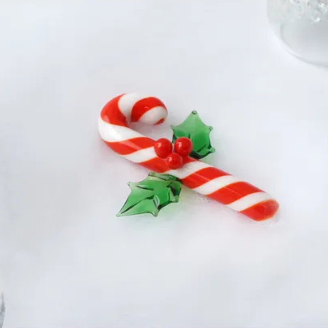 CGB Artisan Glass Candy Cane