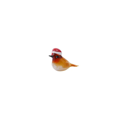 CGB Glass Festive Robin