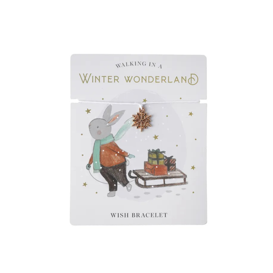 CGB Little Bear Co Christmas Snowflake Wish Bracelet