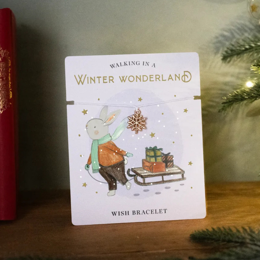 CGB Little Bear Co Christmas Snowflake Wish Bracelet